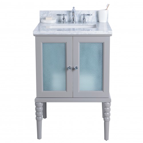 Ashley Floor Mount 42” Single Sink Vanity – Freestanding Bathroom 