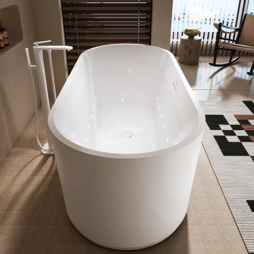 Aquaria 69" Acrylic Airjet Bathtub