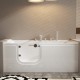 Pacifica 60" Walk-in Corner Acrylic Tub