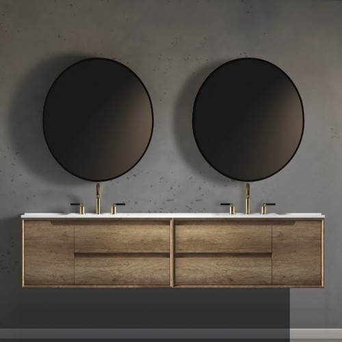 Ashley Wall Hung 81" Double Sink Vanity