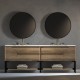 Ashley Floor Mount 96" Double Sink Vanity