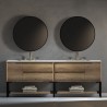 Ashley Floor Mount 93" Double Sink Vanity